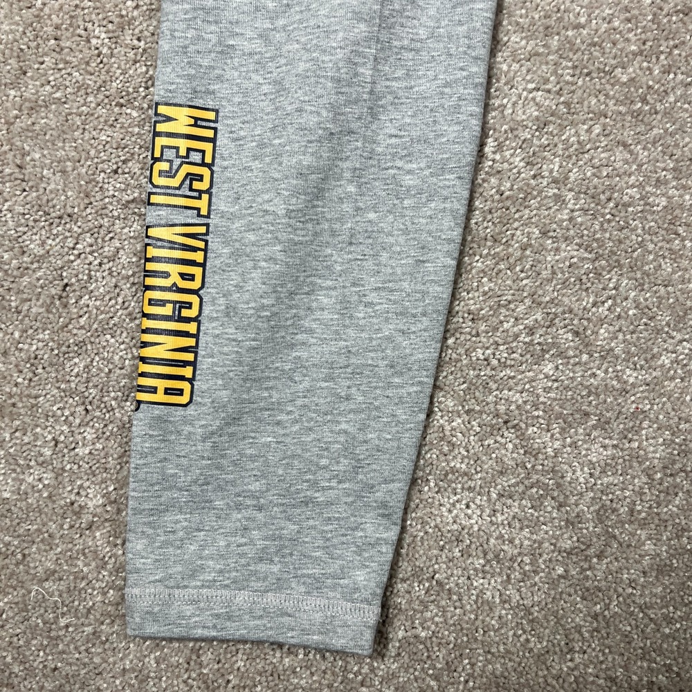 Pro Standard Womens Medium Gray West Virginia Mountaineers Football Leggings NWT - Picture 5 of 8